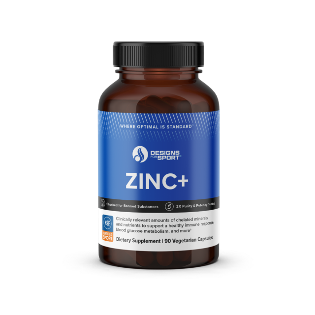 Zinc+ designs for sport