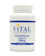 Glutathione (reduced) 200mg 100 caps by Vital Nutrients