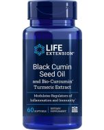 Black Cumin Seed with Bio-Curcumin 60 sgels Life Extension