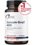 Curcum-Evail 400 120 sgels Designs for Health