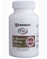 L-Theanine 250mg 100 caps - Hypoallergenic by Kirkman Labs