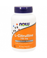 L-Citrulline 750 mg 90 caps by NOW Foods