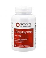 L-Tryptophan 500mg 120 vcaps Protocol For Life Balance