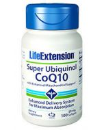 Super Ubiquinol CoQ10 50mg 100 sgels by Life Extension