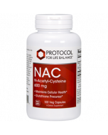 NAC 600mg 100 caps Protocol For Life Balance