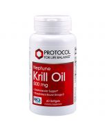 Neptune Krill Oil 500 mg 60 gels Protocol For Life Balance