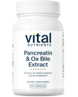 Vital Nutrients Pancreatin & Ox Bile Extract 60 caps